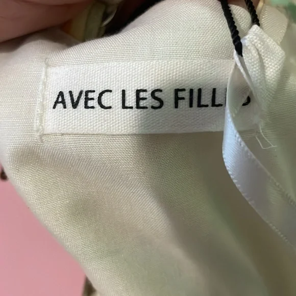 Avec Les Filles Yellow Floral Mini Dress - Picture 9 of 12